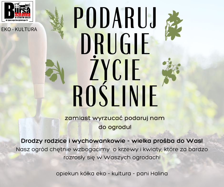 Podaruj drugie życie roślinie